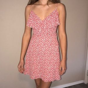 Bailey 44 tie waist mini dress floral